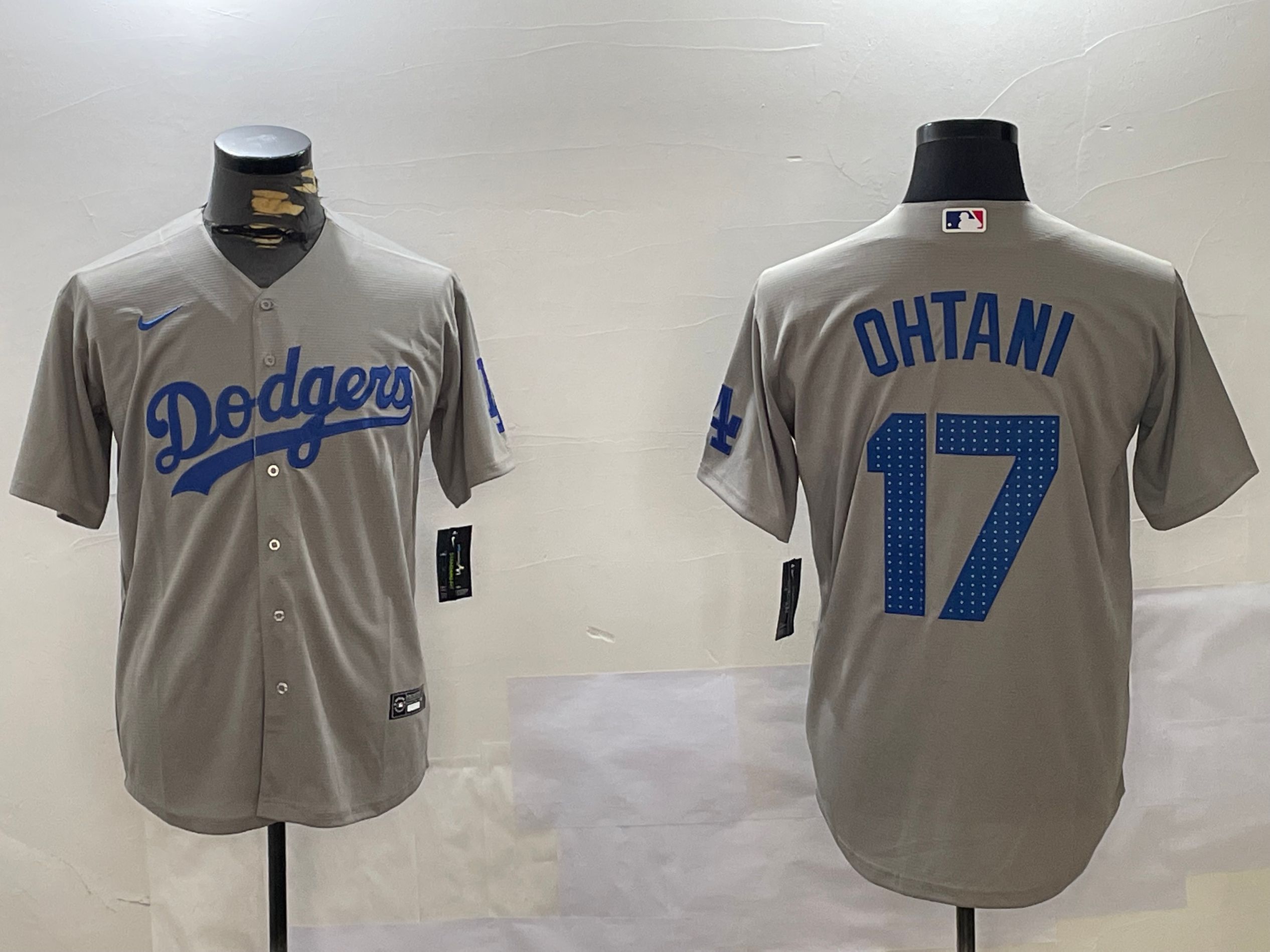 Men's Los Angeles Dodgers Shohei Ohtani Gray Jersey